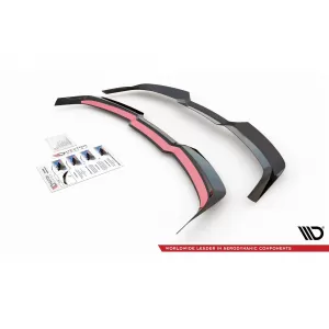 Spoiler tipo RS6 versione 2 Maxton Design adatto per il bagagliaio Audi RS6 C8 dopo il 2019, verniciato di nero-image-6235788