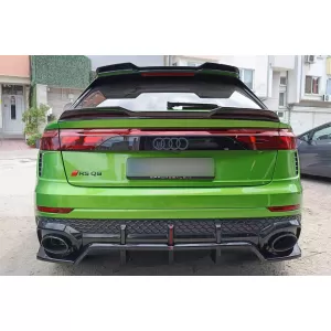 Spoiler Maxton Design adatto per il bagagliaio dell'Audi RSQ8 dopo il 2023, verniciato di nero-image-6235824