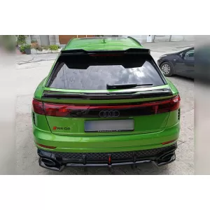 Spoiler Maxton Design adatto per il bagagliaio dell'Audi RSQ8 dopo il 2023, verniciato di nero-image-6235825