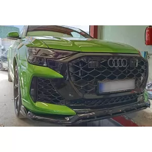 Spoiler Maxton Design adatto per paraurti anteriore di Audi RSQ8 dopo il 2023, laccato nero-image-6235868