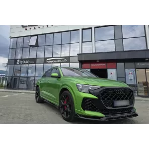 Maxton Design additives suitable for Audi RSQ8 side skirts after 2023, black lacquer