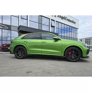 Maxton Design additives suitable for Audi RSQ8 side skirts after 2023, black lacquer