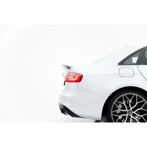 Spoiler Maxton Design adatto per Audi S4 B8 sedan 2012-2015, laccato nero-image-6235917