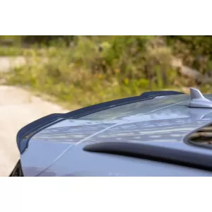 Spoiler tipo S-Line Maxton Design, adatto per il bagagliaio dell'Audi Q5 dopo il 2017, verniciato in nero-image-6235932