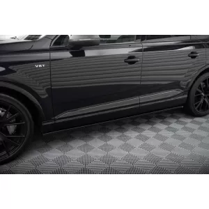 Additivi Maxton Design versione 2 adatti per Audi SQ7, Q7 S-Line 2016-2019, verniciatura nera-image-6235939