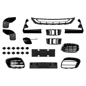 Un pacchetto di design tipo S63 adatto per Mercedes S-Class W222 2017-2020, con fari, fanali posteriori, minigonne per passo lungo-image-6235962