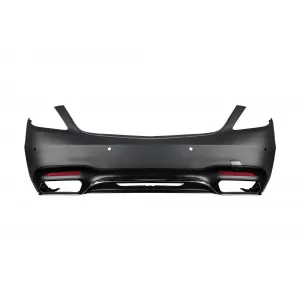Un pacchetto di design tipo S63 adatto per Mercedes S-Class W222 2017-2020, con fari, fanali posteriori, griglia, senza minigonne laterali-image-6235985