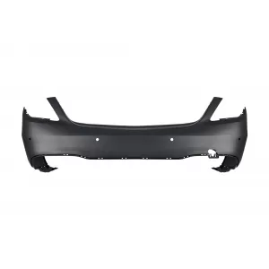 Un pacchetto di design tipo S63 adatto per Mercedes S-Class W222 2017-2020, con fari, fanali posteriori, griglia, senza minigonne laterali-image-6235986