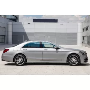 Un pacchetto di design tipo S63 adatto per Mercedes S-Class W222 2017-2020, con fari, fanali posteriori, griglia, senza minigonne laterali-image-6235992