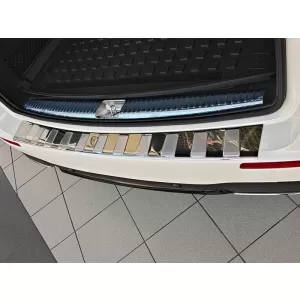 Protezione paraurti posteriore Avisa adatta per BMW X6 (2014–2019), cromo-image-6236155
