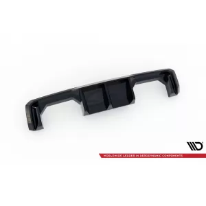 Diffusore Maxton Design adatto per paraurti posteriore di BMW M4 G82 Coupé, G83 Cabriolet, M3 G80 Sedan, G81 Touring dopo il 2021 -oo--oo-, verniciato nero-image-6236158