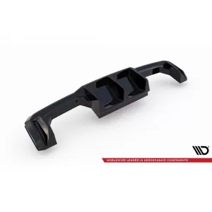 Diffusore Maxton Design adatto per paraurti posteriore di BMW M4 G82 Coupé, G83 Cabriolet, M3 G80 Sedan, G81 Touring dopo il 2021 -oo--oo-, verniciato nero-image-6236159