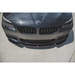 image-13-Maxton Design version 3 spoiler BMW 5-ös F10, F11 2011-tól M Technik első lökháróhoz, fekete lakk