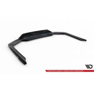 Spoiler Maxton Design versione 2 adatto per paraurti posteriore della BMW Serie 7 G11 con pacchetto M 2019-2022, verniciato nero-image-6236198