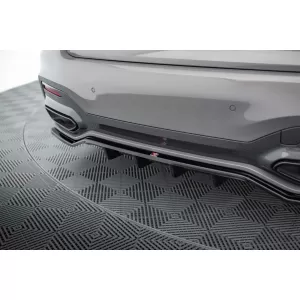 Spoiler Maxton Design versione 2 adatto per paraurti posteriore della BMW Serie 7 G11 con pacchetto M 2019-2022, verniciato nero-image-6236203