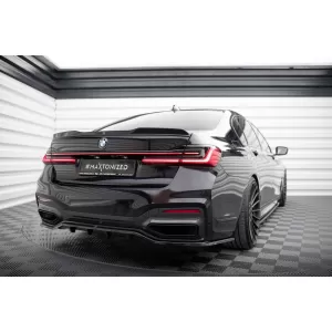 Spoiler Maxton Design adatto per BMW Serie 7 G11 con pacchetto M 2015-2022, laccato nero-image-6236216