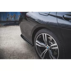 Maxton Design add-on for rear diffuser suitable for BMW 7 Series G11 2015-2018, black lacquer