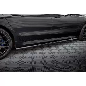 Additivi Maxton Design adatti per BMW Serie 7 M-Pack, M760E G70 dopo il 2022, laccato nero-image-6236246