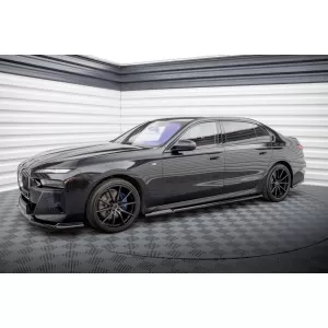 Additivi Maxton Design adatti per BMW Serie 7 M-Pack, M760E G70 dopo il 2022, laccato nero-image-6236248