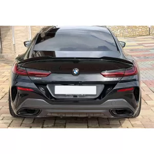 Spoiler per bagagliaio Maxton Design adatto per BMW M850I serie 8 G16 Gran Coupe dopo il 2018, nero lucido-image-6236255