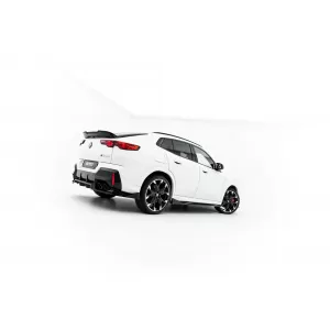 Spoiler Maxton Design adatto per paraurti posteriore di BMW X2 M package U10 dopo il 2023, verniciato di nero-image-6236283