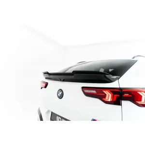 Kit spoiler Maxton Design adatto per minigonne, paraurti anteriore, paraurti posteriore e bagagliaio per BMW X2 U10 con pacchetto M dopo il 2023 in laccato nero-image-6236294