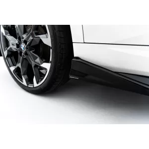 Kit spoiler Maxton Design adatto per minigonne, paraurti anteriore, paraurti posteriore e bagagliaio per BMW X2 U10 con pacchetto M dopo il 2023 in laccato nero-image-6236300