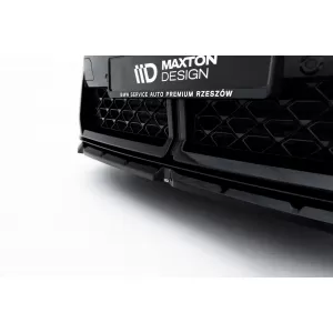 Kit spoiler Maxton Design adatto per minigonne, paraurti anteriore, paraurti posteriore e bagagliaio per BMW X2 U10 con pacchetto M dopo il 2023 in laccato nero-image-6236304