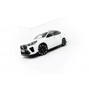 Kit spoiler Maxton Design adatto per minigonne, paraurti anteriore, paraurti posteriore e bagagliaio per BMW X2 U10 con pacchetto M dopo il 2023 in laccato nero-image-6236306