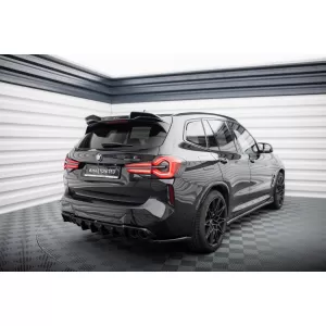 Spoiler Maxton Design adatto per BMW X3 M F97 tetto dopo il 2021, laccato nero-image-6236327