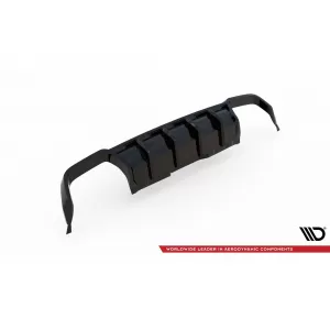 Diffusore Maxton Design adatto per paraurti posteriore M su BMW X3 F97 dopo il 2021 -oo--oo-, verniciato nero-image-6236336