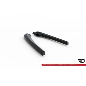 Aggiunte laterali Maxton Design adatte per diffusore su BMW X3 M F97 dopo il 2021, finitura nera lucida-image-6236347