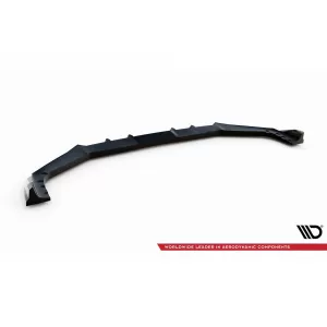 Spoiler Maxton Design versione 1 adatto per paraurti anteriore di BMW X5 M F95 dopo il 2023, laccato nero-image-6236375