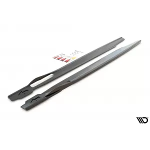 Additivi Maxton Design adatti per minigonne laterali M per BMW X6 G06 dopo il 2020, verniciato di nero-image-6236403
