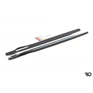 Additivi Maxton Design adatti per minigonne laterali M per BMW X6 G06 dopo il 2020, verniciato di nero-image-6236404
