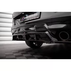 Spoiler Maxton Design adatto per paraurti posteriore di BMW X6M F96 dopo il 2020, laccato nero-image-6236424