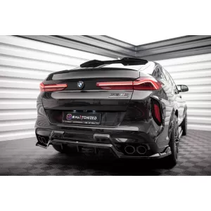 Spoiler Maxton Design adatto per paraurti posteriore di BMW X6M F96 dopo il 2020, laccato nero-image-6236426