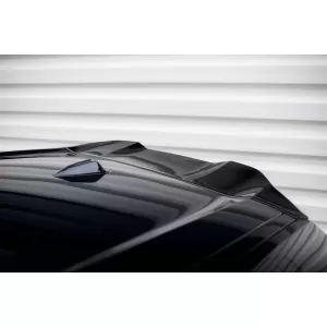 Maxton Design spoiler suitable for BMW XM G09 roof after 2022, black lacquer