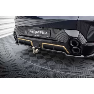 Spoiler Maxton Design adatto per paraurti posteriore di BMW XM G09 dopo il 2022, verniciato di nero-image-6236456