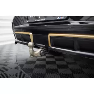 Spoiler Maxton Design adatto per paraurti posteriore di BMW XM G09 dopo il 2022, verniciato di nero-image-6236457