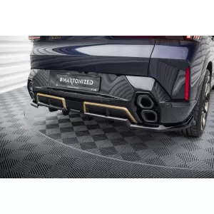 Spoiler Maxton Design adatto per paraurti posteriore di BMW XM G09 dopo il 2022, verniciato di nero-image-6236459
