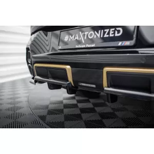 Spoiler Maxton Design adatto per paraurti posteriore di BMW XM G09 dopo il 2022, verniciato di nero-image-6236460