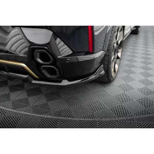 Spoiler Maxton Design adatto per paraurti posteriore di BMW XM G09 dopo il 2022, verniciato di nero-image-6236461