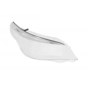 Right headlight glass suitable for BMW 5 Series E60, E61 2003-2007 with LED strip and chrome trim