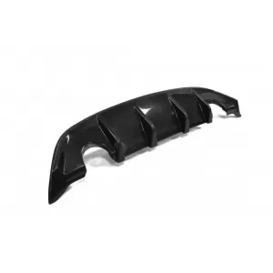 Maxton Design diffuser suitable for rear ST bumper of Ford Focus hatchback 2007-2011, black lacquer