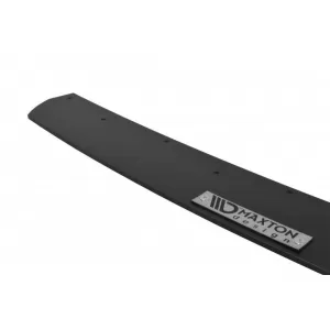Spoiler Maxton Design tip Racing versiunea 3, potrivit pentru bara frontală ST pe Ford Focus 2015-2018, negru mat-image-6236835