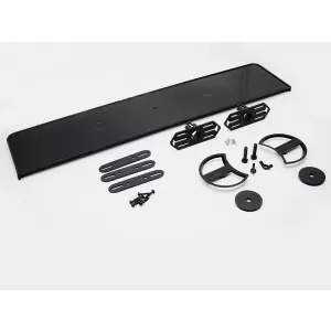 Griglia tipo RS verniciata nera adatta per Audi A6 C7 berlina, wagon 2014-2018 per paraurti standard e S-line-image-6236842