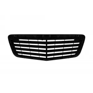 Matte black grille suitable for Mercedes E-class W211 sedan, estate 2007-2009