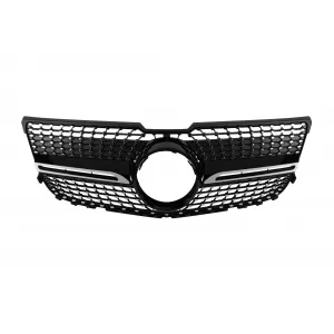 image-76-Króm/fekete diamond hűtőrács Mercedes GLK X204 2013-2015