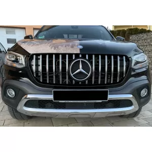 Griglia in stile GT cromo/nera adatta per Mercedes X-Class BR470 dopo il 2018-image-6236996